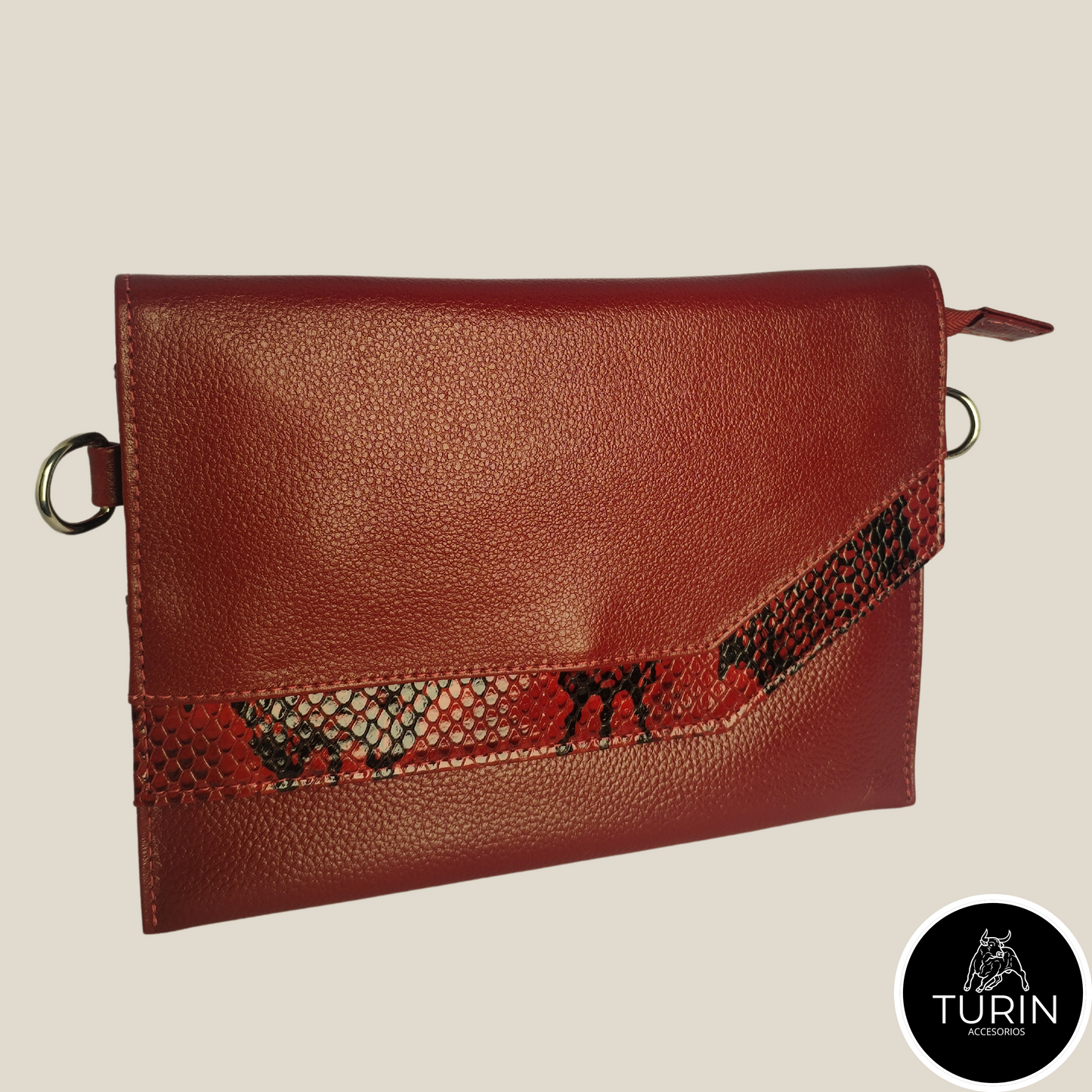 Bolso Clutch Montesilvano Rojo