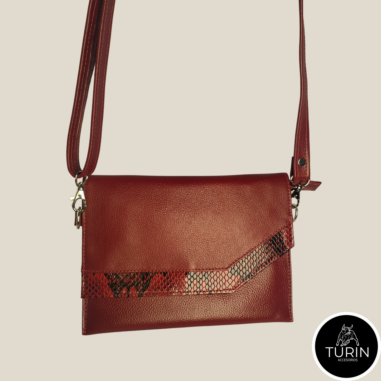 Bolso Clutch Montesilvano Rojo