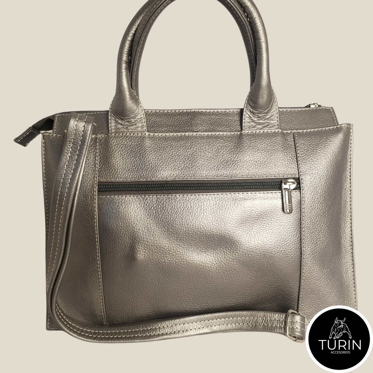 Bolso Velletri Plata