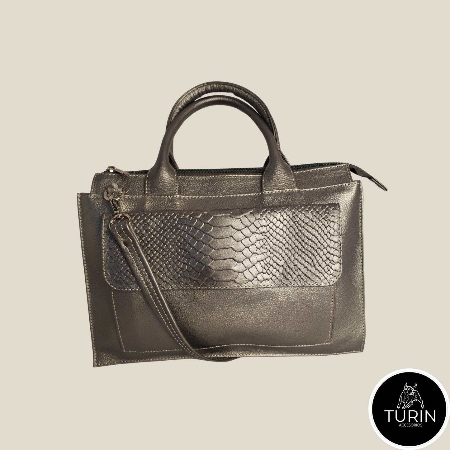 Bolso Velletri Plata