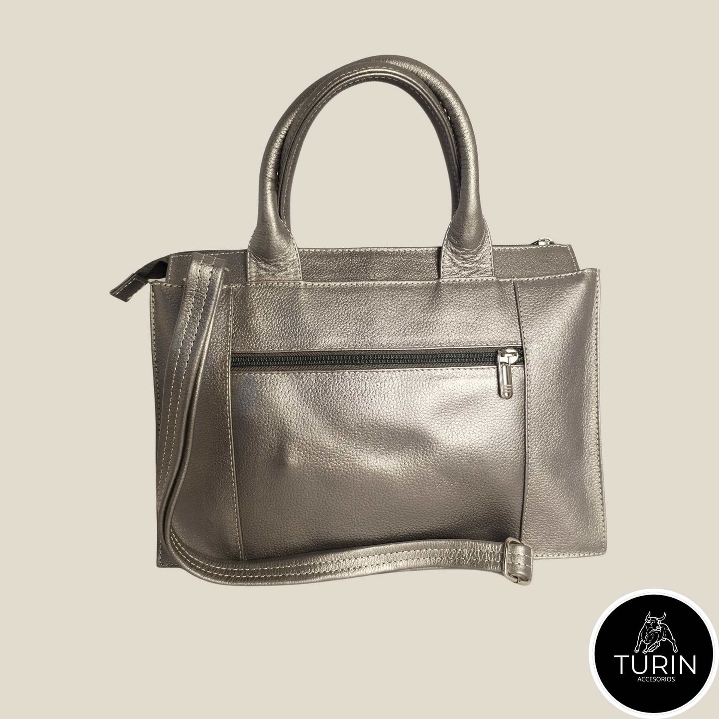 Bolso Velletri Plata