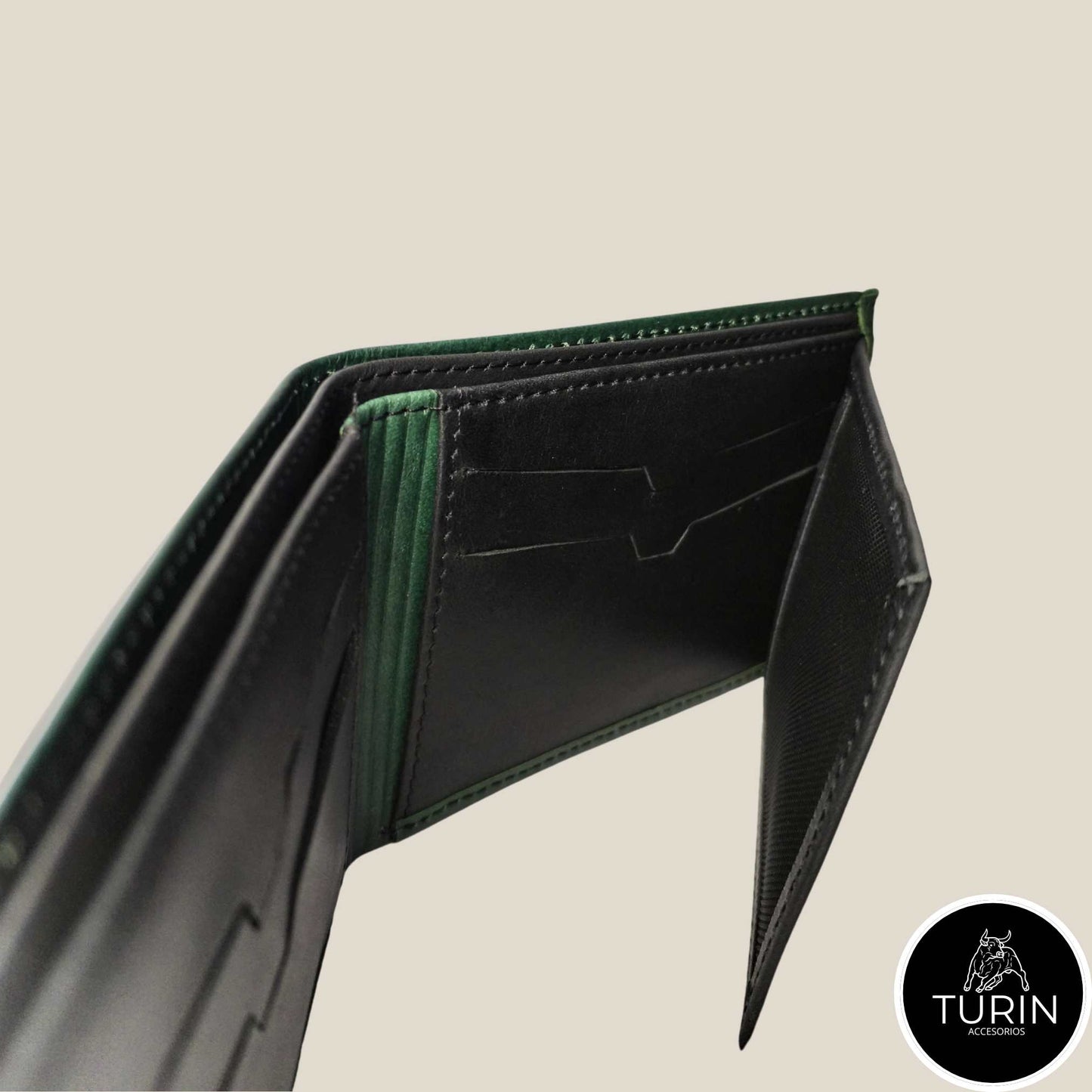 Billetera Tormes Verde-Negro