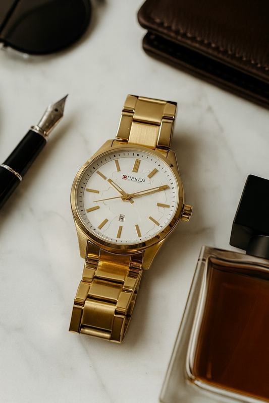 AURUM – Reloj Curren Dorado Masculino