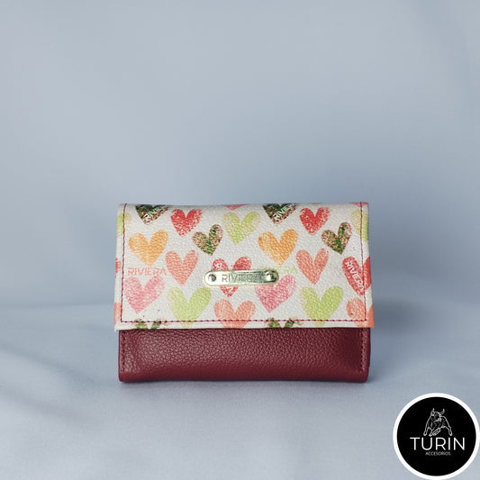 Billetera Valencia Rojo