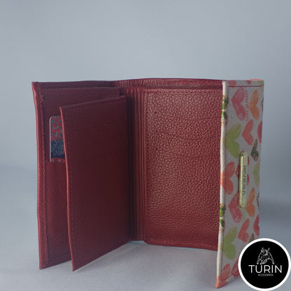 Billetera Valencia Rojo