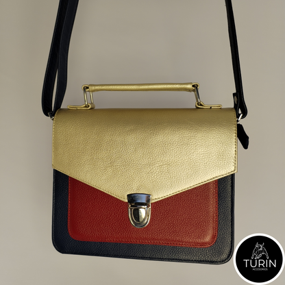 Bolso Anzio Azul-Blanco-Rojo