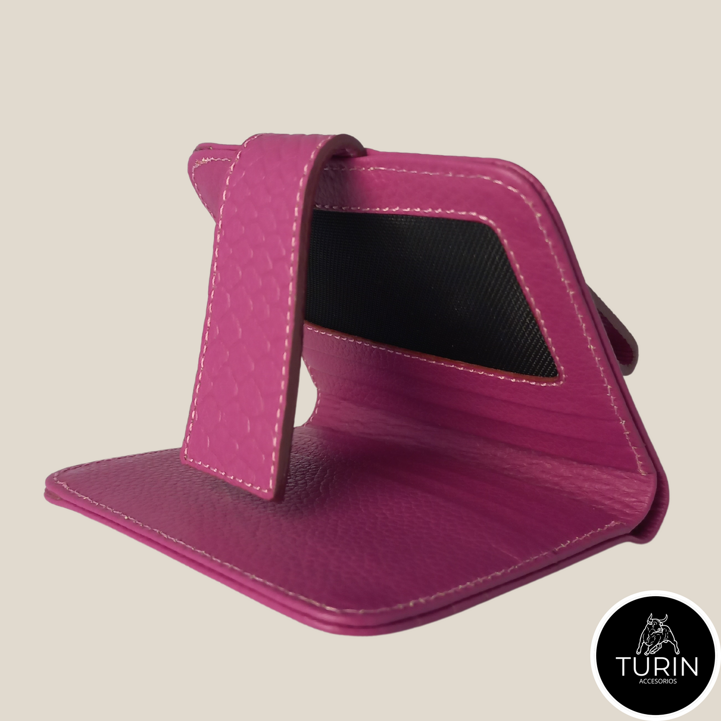 Billetera Salvatierra Fucsia-Dorado