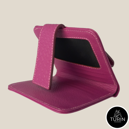 Billetera Salvatierra Fucsia-Dorado