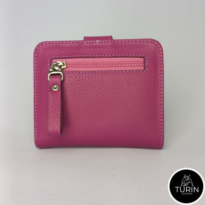 Billetera Salvatierra Fucsia-Dorado