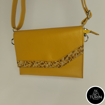 Bolso Clutch Montesilvano Mostaza