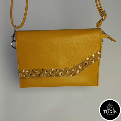 Bolso Clutch Montesilvano Mostaza