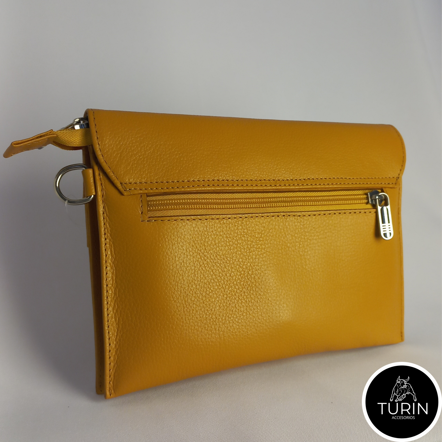 Bolso Clutch Montesilvano Mostaza
