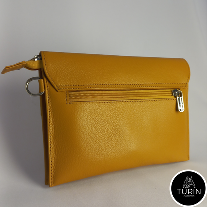 Bolso Clutch Montesilvano Mostaza