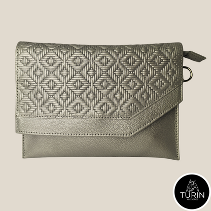 Bolso Clutch Avellino Plata