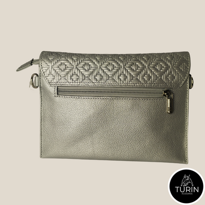 Bolso Clutch Avellino Plata