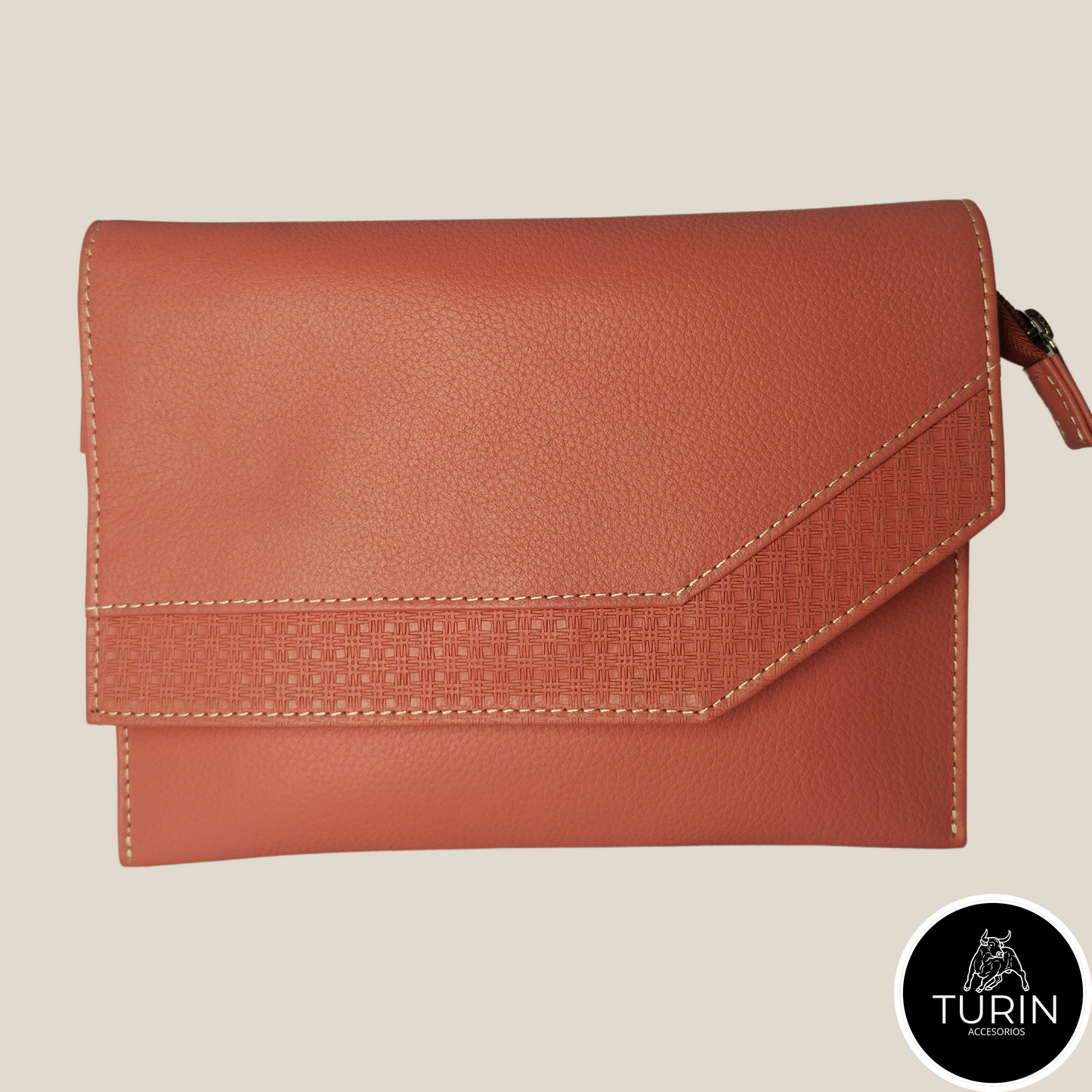Bolso Clutch Avellino Salmón