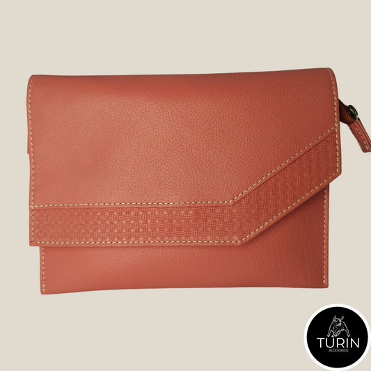 Bolso Clutch Avellino Salmón