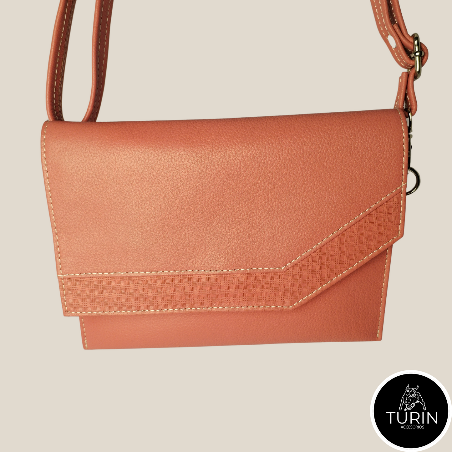 Bolso Clutch Avellino Salmón