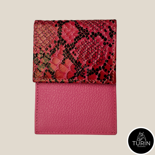 Tarjetero Vergel Fucsia