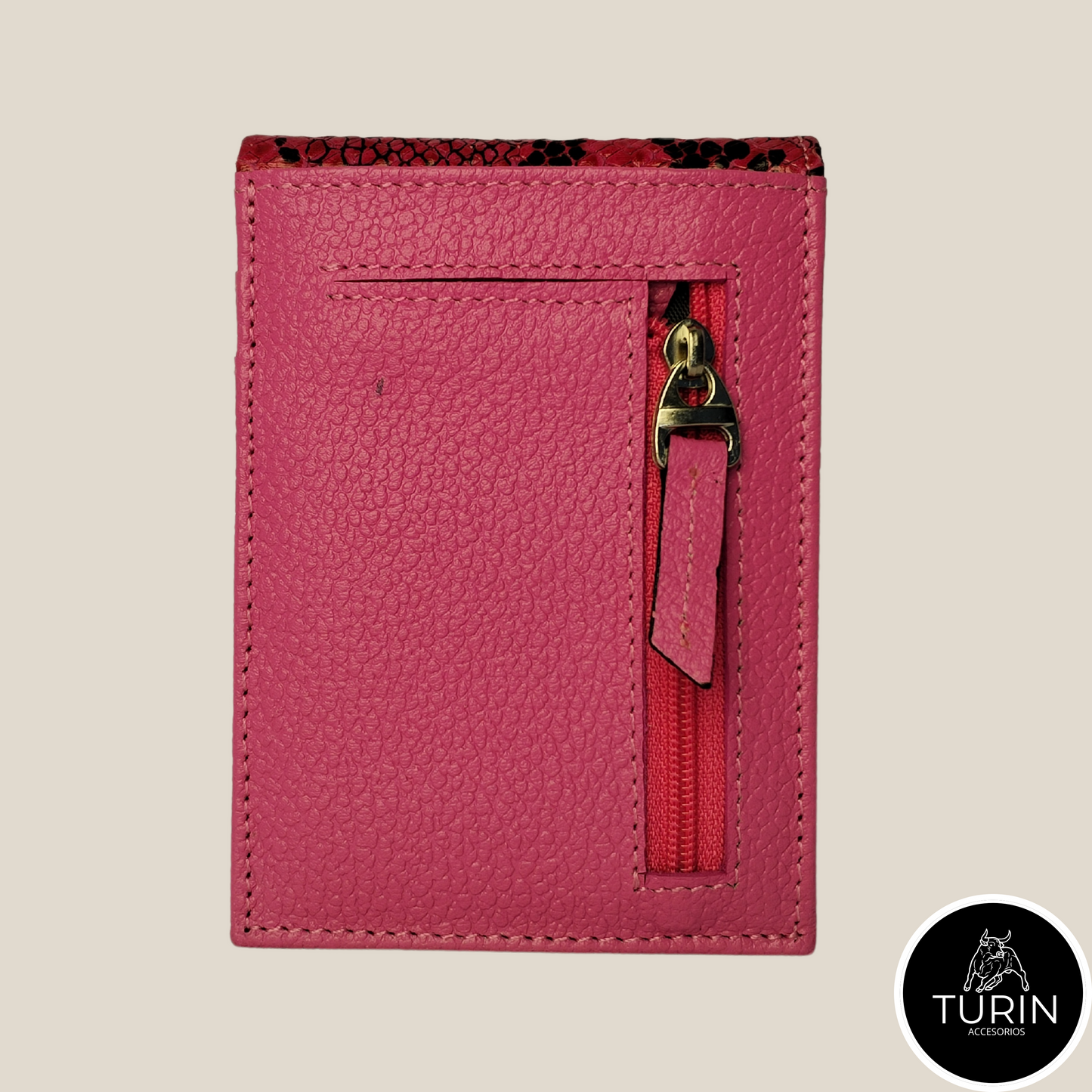 Tarjetero Vergel Fucsia
