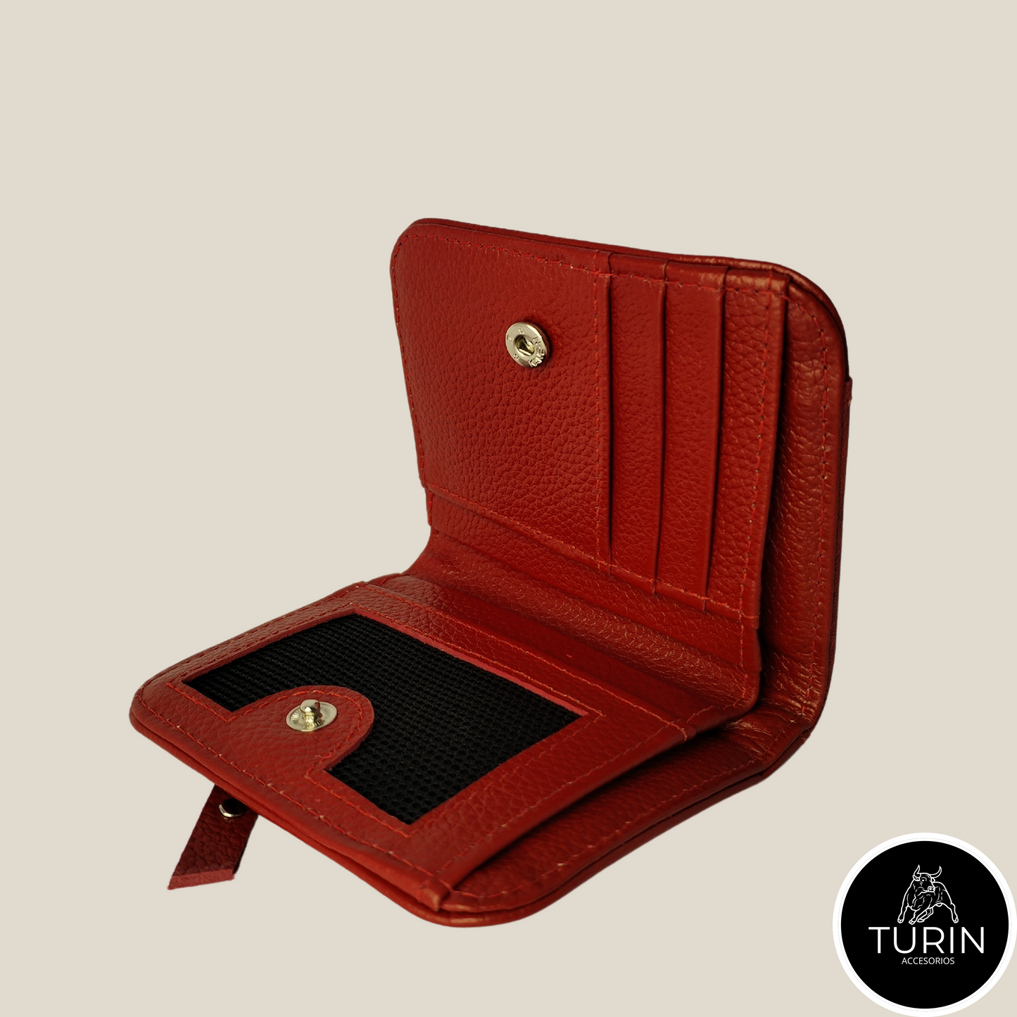 Mini Billetera Pedrera Rojo 1