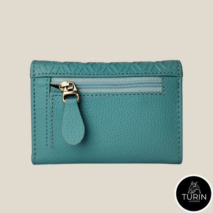 Mini Billetera Calatrava Azul Cielo