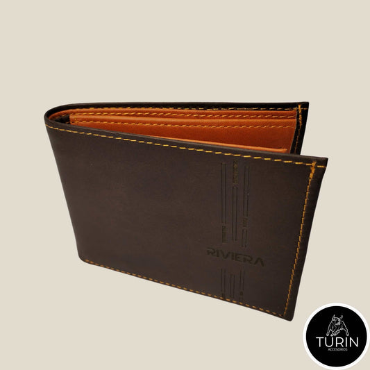 Billetera Tormes Café-Naranja