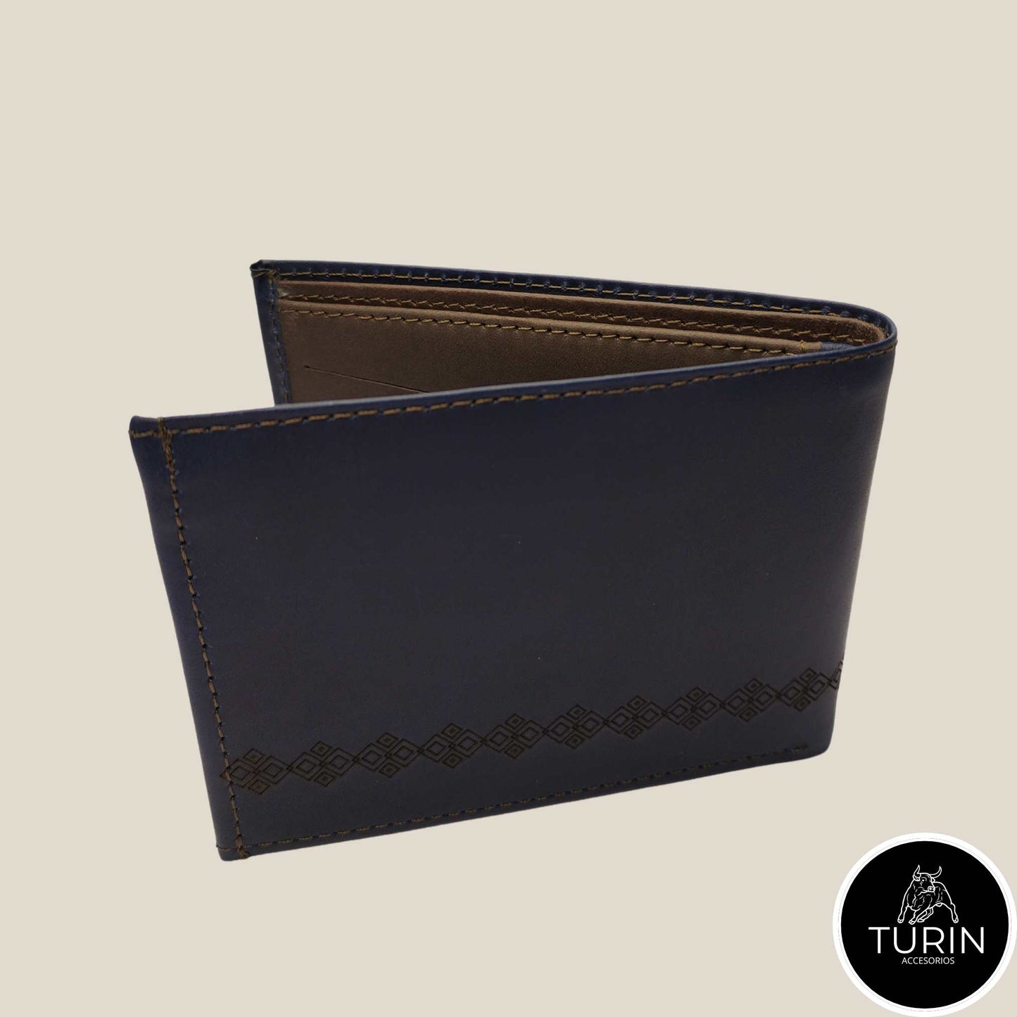 Billetera Tormes Azul-Café