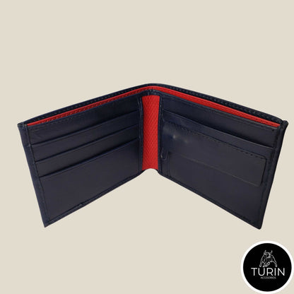 Billetera Campana Azul-Rojo