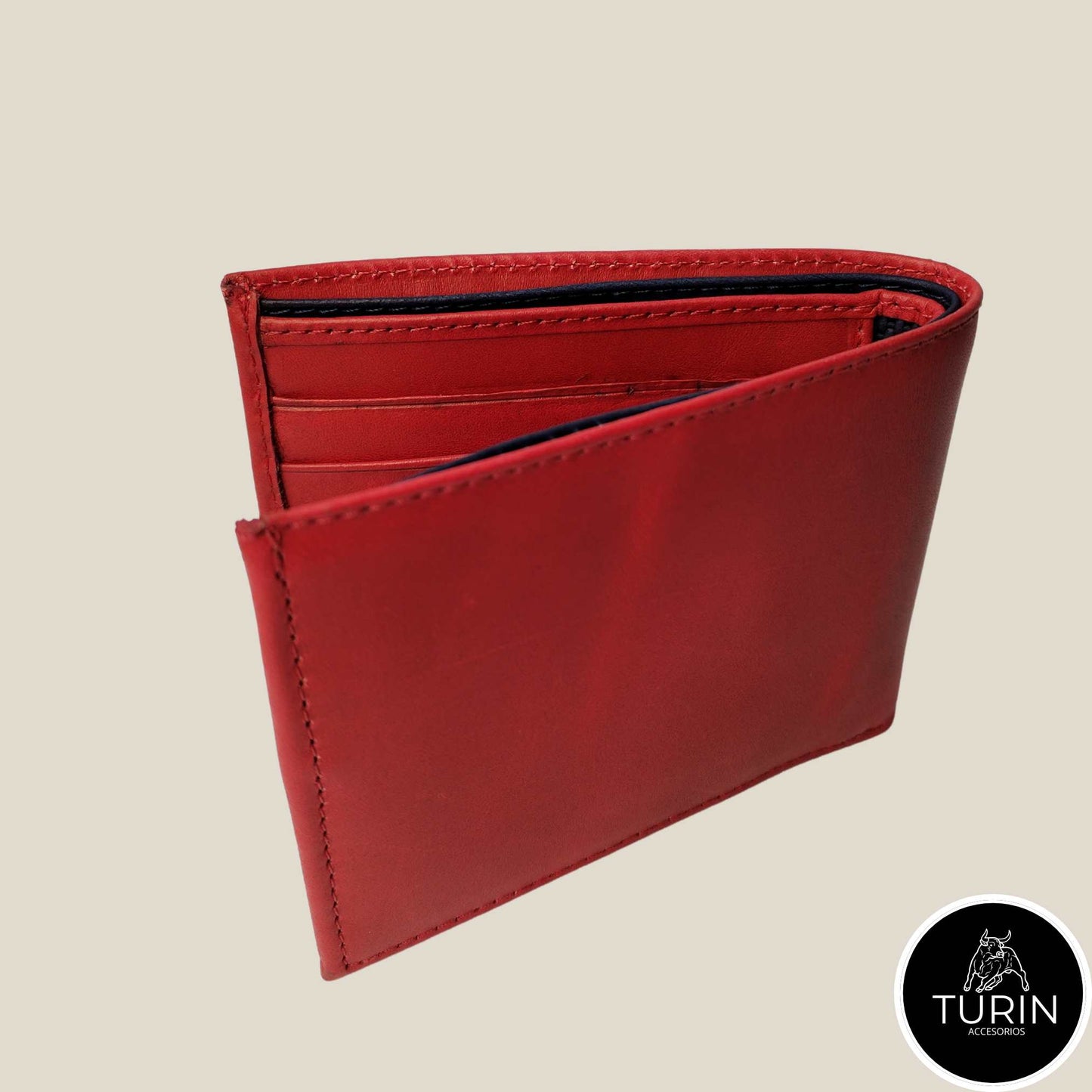 Billetera Campana Rojo-Azul