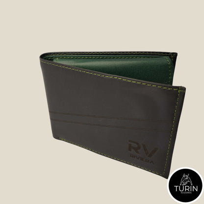 Billetera Tormes Negro-Verde