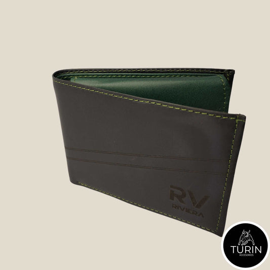 Billetera Tormes Negro-Verde