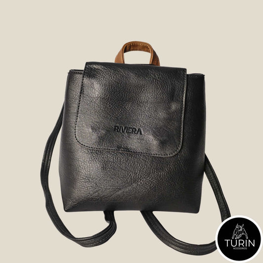 Bolso Mini Morral Napoli Pequeño Negro