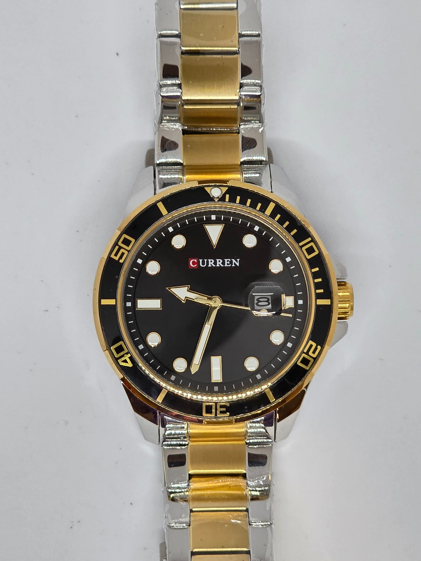 IMPERIAL – Reloj Curren Bicolor con Carátula Negra