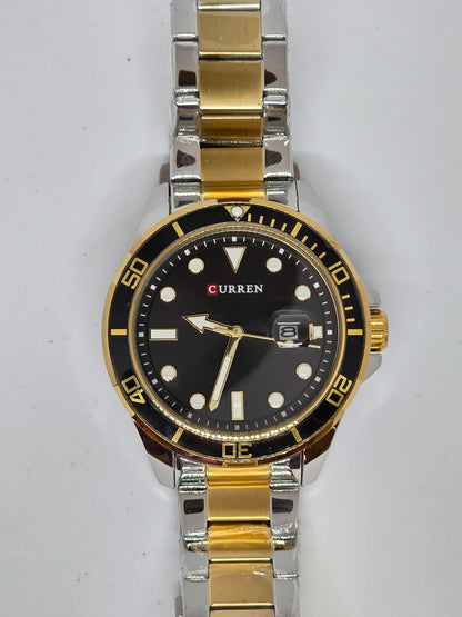 IMPERIAL – Reloj Curren Bicolor con Carátula Negra