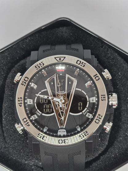 PULSE – Reloj Deportivo SANDA Análogo-Digital Resistente al Agua