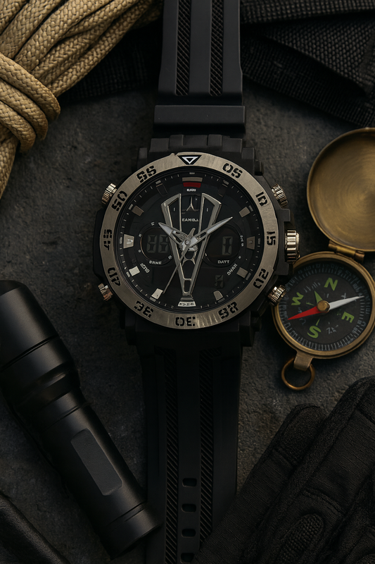 PULSE – Reloj Deportivo SANDA Análogo-Digital Resistente al Agua