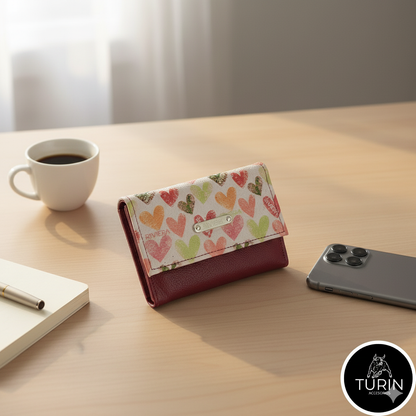 Billetera Valencia Rojo