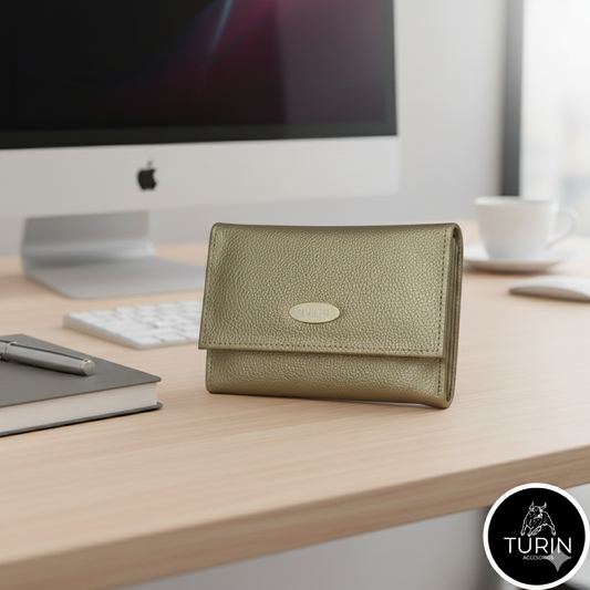 Billetera Quesada Dorada